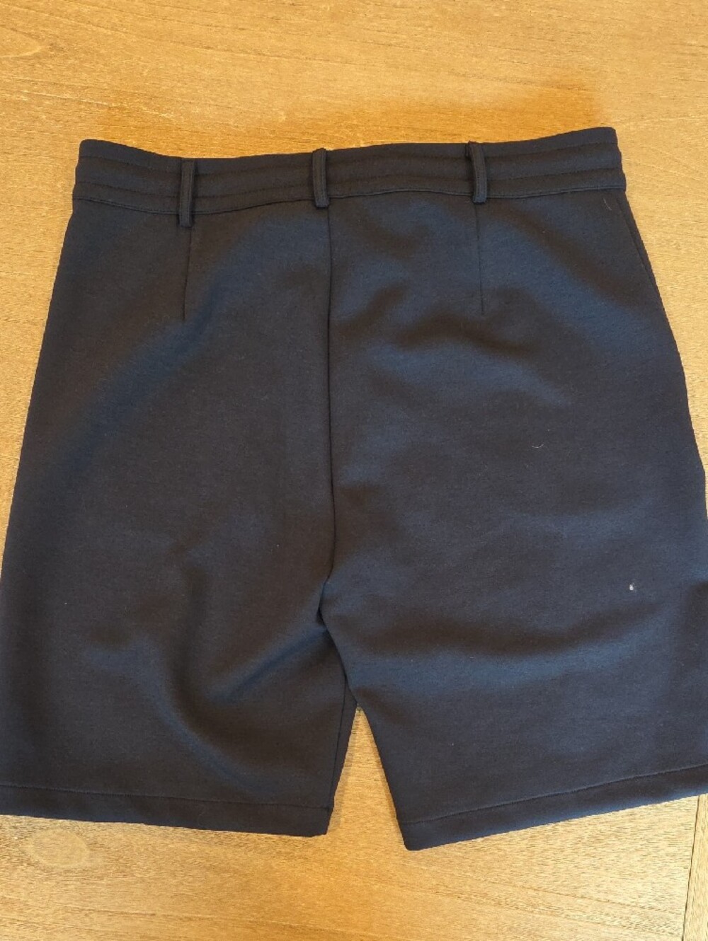 Men's Mauvais Navy Blue Athletic Drawstring Shorts with Front Seams (32) - Picture 6 of 7